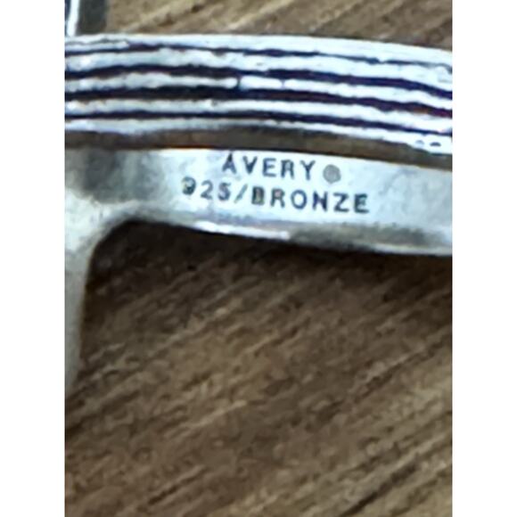 James Avery RETIRED Sterling Silver and Bronze Cactus Blossom Ring Size 5.5 - Picture 6 of 8